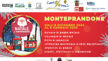 Natale al CentoperCento, tutto pronto per la decima edizione dall’8 dicembre 2024 al 6 gennaio 2025 a Centobuchi e Monteprandone